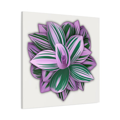 Tradescantia Nanouk Canvas Print – Botanical Wall Art