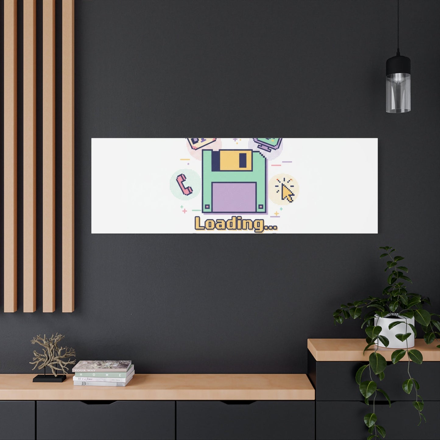Loading Please Wait Canvas | Old Internet Aesthetic, 90s Web Nostalgia
