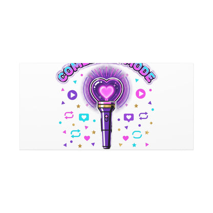 Comeback Mode Lightstick Canvas | K-pop Comeback, Streaming Squad
