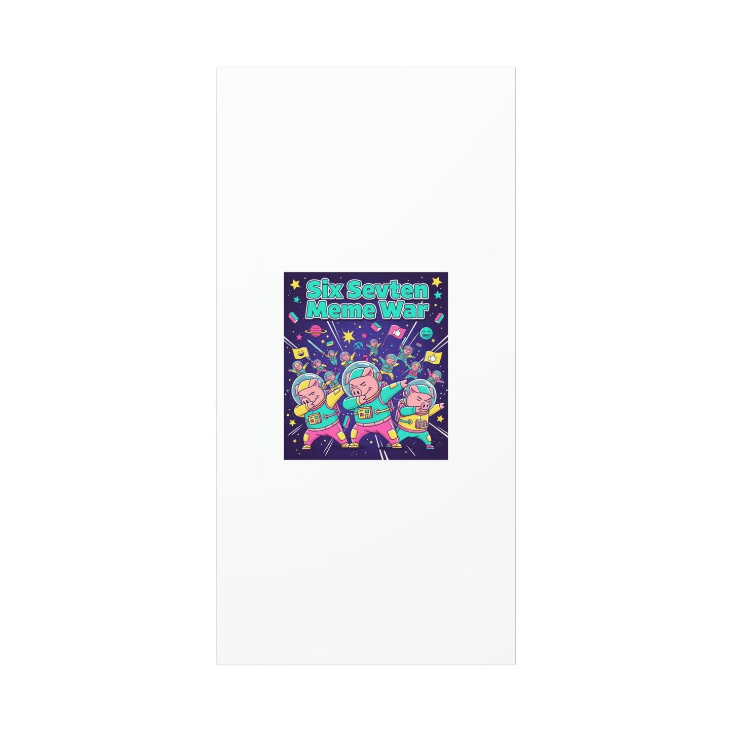 Six Sevven Meme War™ Canvas Tote | Nissspelled Edition