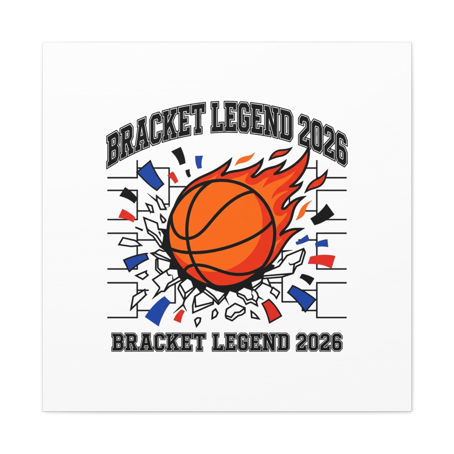 Bracket Legend 2026 Canvas | College Tournament Basketball, Bracket, Gameday