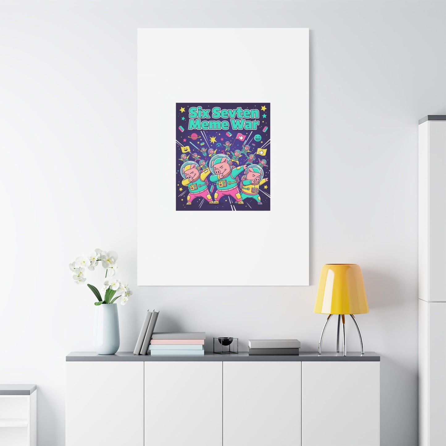 Six Sevven Meme War™ Canvas Tote | Nissspelled Edition