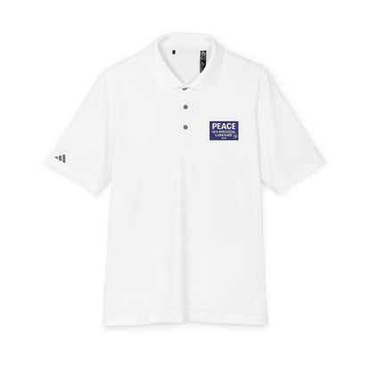 Peace Is a Universal Language Golf Polo — adidas Performance Polo