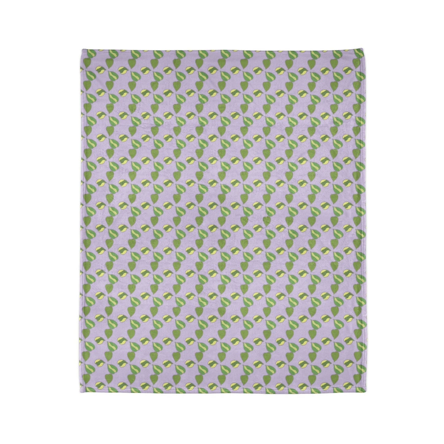 Hoya Kerrii Pattern Cozy Fleece Throw Blanket