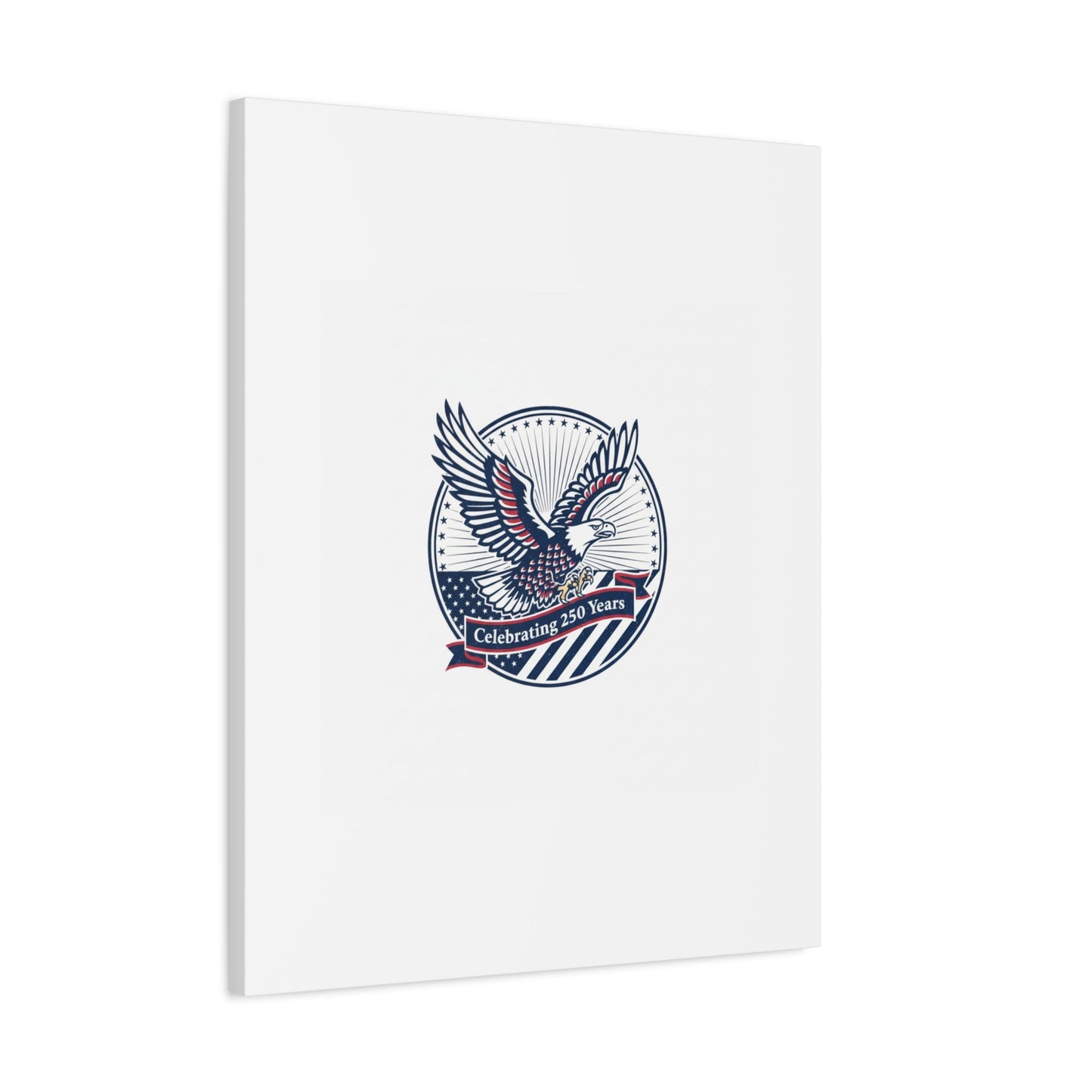 250th Anniversary Eagle Emblem Canvas | Semiquincentennial Americana