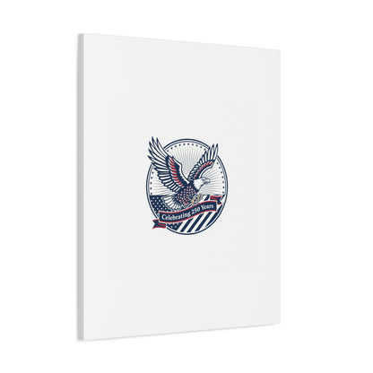 250th Anniversary Eagle Emblem Canvas | Semiquincentennial Americana