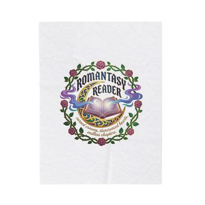 Romantasy Reader Blanket | romantasy, book lover, enchanted