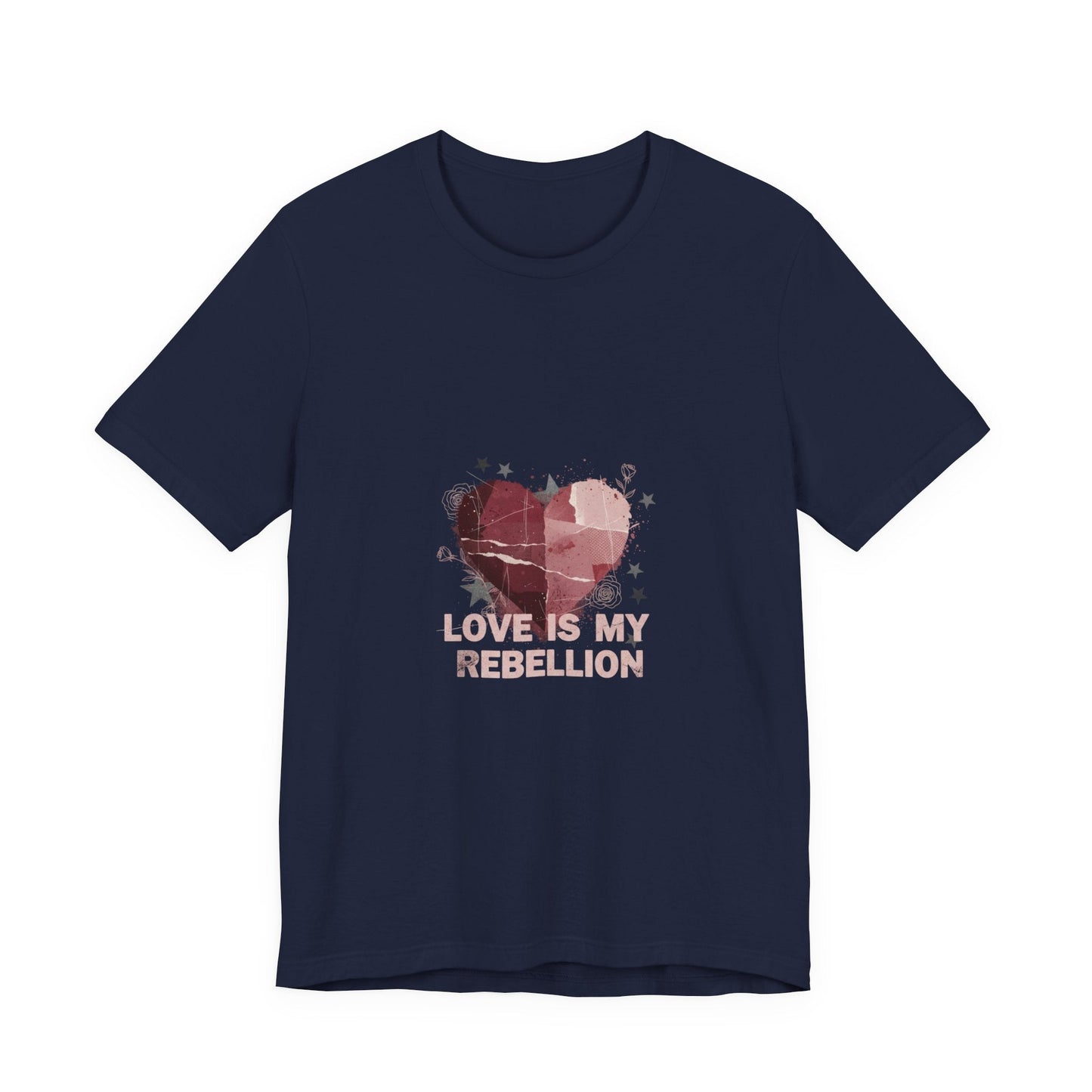 Love Is My Rebellion Tee | grunge heart shirt, distressed love tee