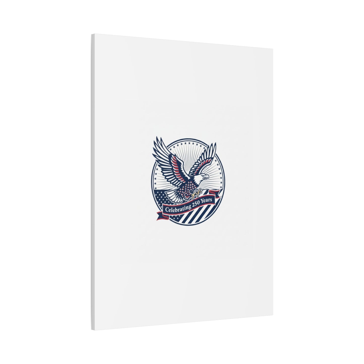 250th Anniversary Eagle Emblem Canvas | Semiquincentennial Americana
