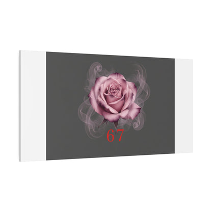 6 7 Valentine's Canvas | Viral Gothic Rose Wall Art | 6 7 Meaning Dark Romance
