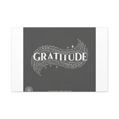 Gratitude Wall Art Matte Canvas | Tiny Treats, sweet uplifting print