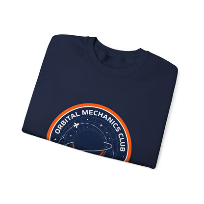 Orbital Mechanics Club Sweatshirt | mission patch, space science