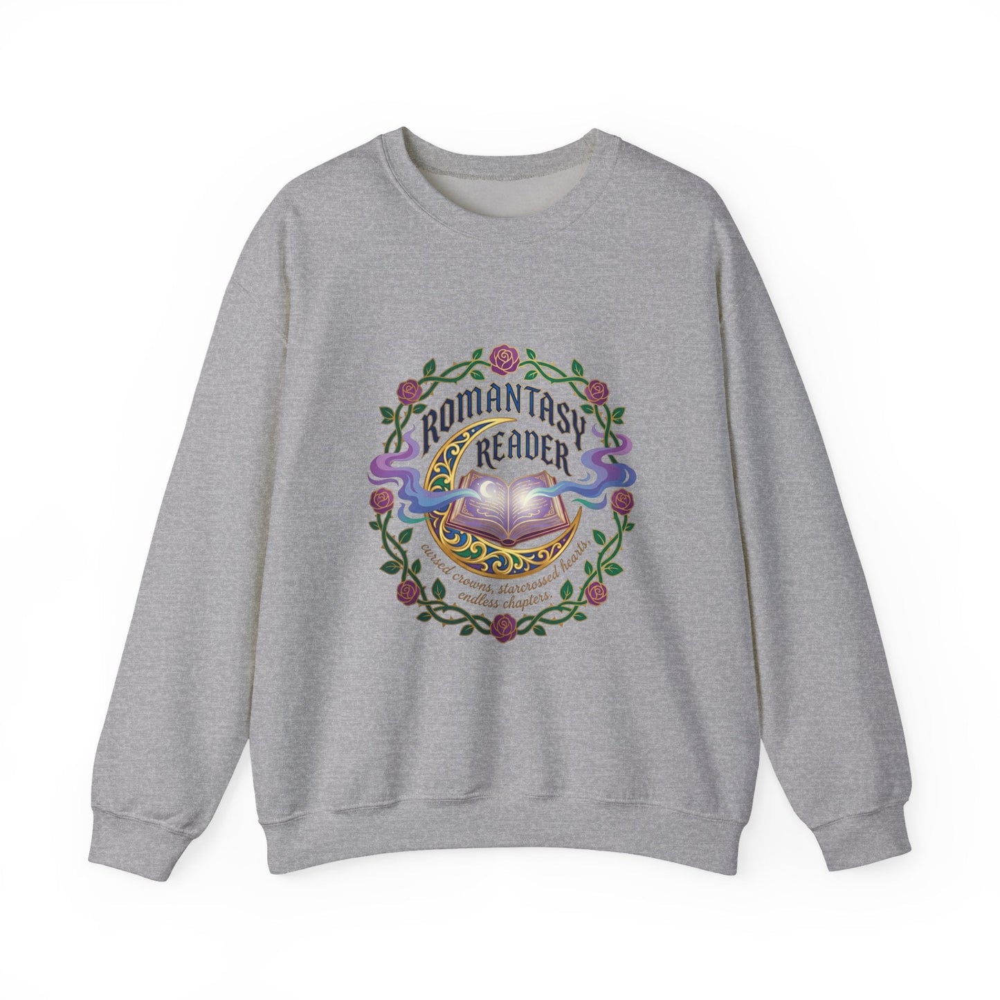 Romantasy Reader Crewneck Sweatshirt | romantasy, book lover