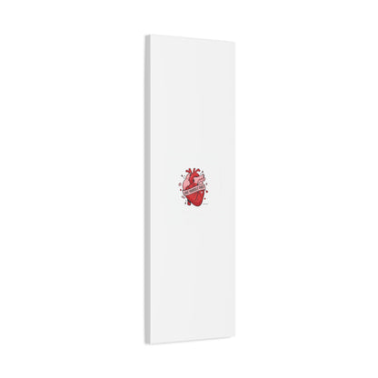 Love Yourself First Canvas, Hearts-with-a-Twist, Anti-Valentine Art
