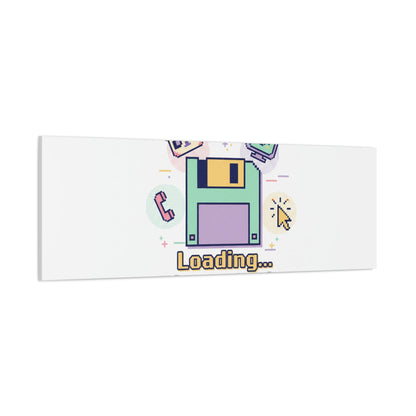 Loading Please Wait Canvas | Old Internet Aesthetic, 90s Web Nostalgia