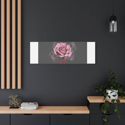 6 7 Valentine's Canvas | Viral Gothic Rose Wall Art | 6 7 Meaning Dark Romance
