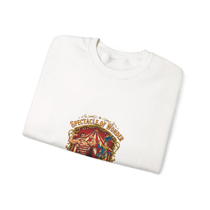Vintage Circus Spectacle sweatshirt | camp circus aesthetic, carnival art print