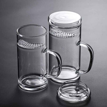 Household Green-tea Cup Comes With Filter Heat-resistance Glass