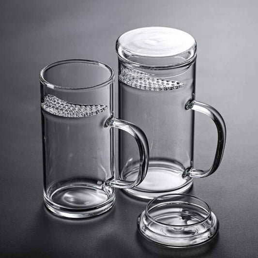 Household Green-tea Cup Comes With Filter Heat-resistance Glass