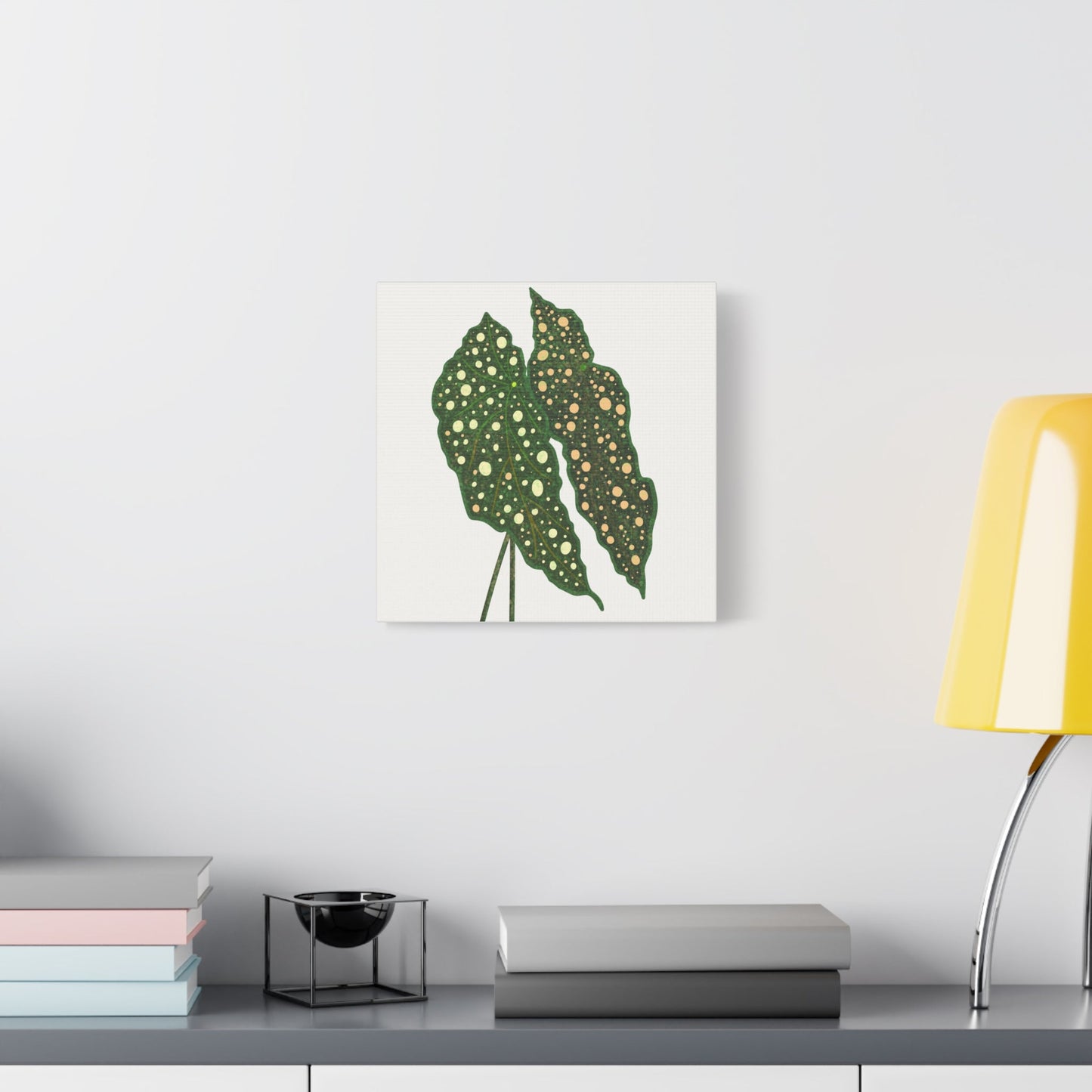 Begonia Maculata Canvas Print – Botanical Wall Art