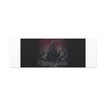 Whispered Secrets of the Shadows Castle Wall Art, Matte Canvas | Gothic Medieval Decor