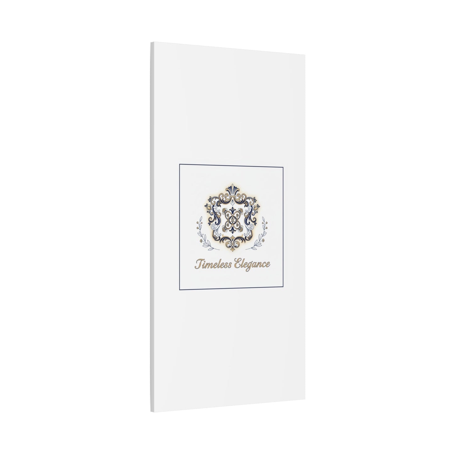 Ornate Brooch Emblem Canvas | Vintage Formalwear Accents, Baroque Print