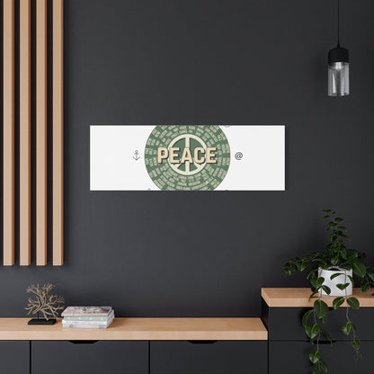 Peace doodle canvas | hand drawn sketch aesthetic, handwritten message