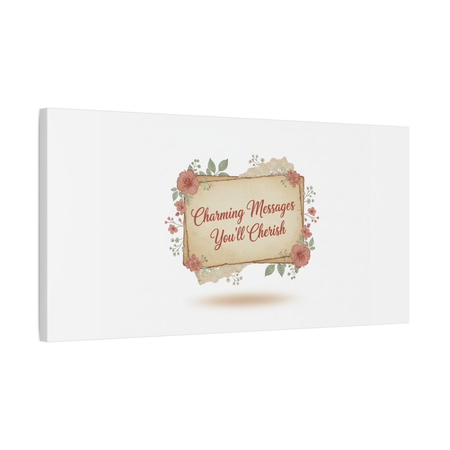 Love Letter Collage Canvas, Vintage Letter Art, Wax Seal Romance Print