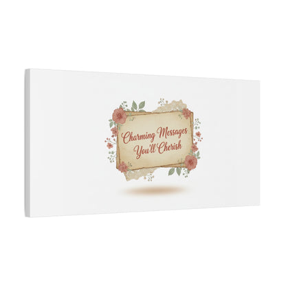 Love Letter Collage Canvas, Vintage Letter Art, Wax Seal Romance Print