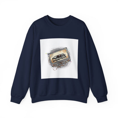 Glitch Tape 'Perfectly Imperfect' Sweatshirt | Analog Error, VHS Static