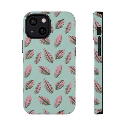 Tradescantia Nanouk Pattern Phone Case – Dual Layer Protective Cover