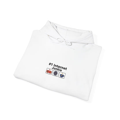 #1 Internet Junkie Hoodie, top-list ranking graphic, list lover merch