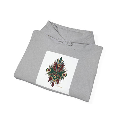 Dark Geometric Crest Hoodie | Gothic Occult Art Sweatshirt