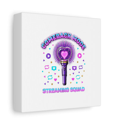 Comeback Mode Lightstick Canvas | K-pop Comeback, Streaming Squad