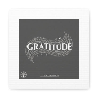 Gratitude Wall Art Matte Canvas | Tiny Treats, sweet uplifting print