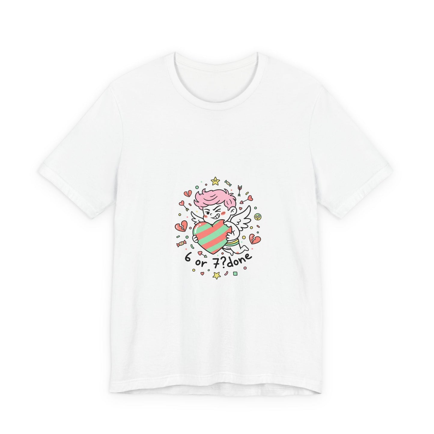 6 7 Weird Cupid Crewneck | Viral Valentine's Sweatshirt | Funny Quirky Love
