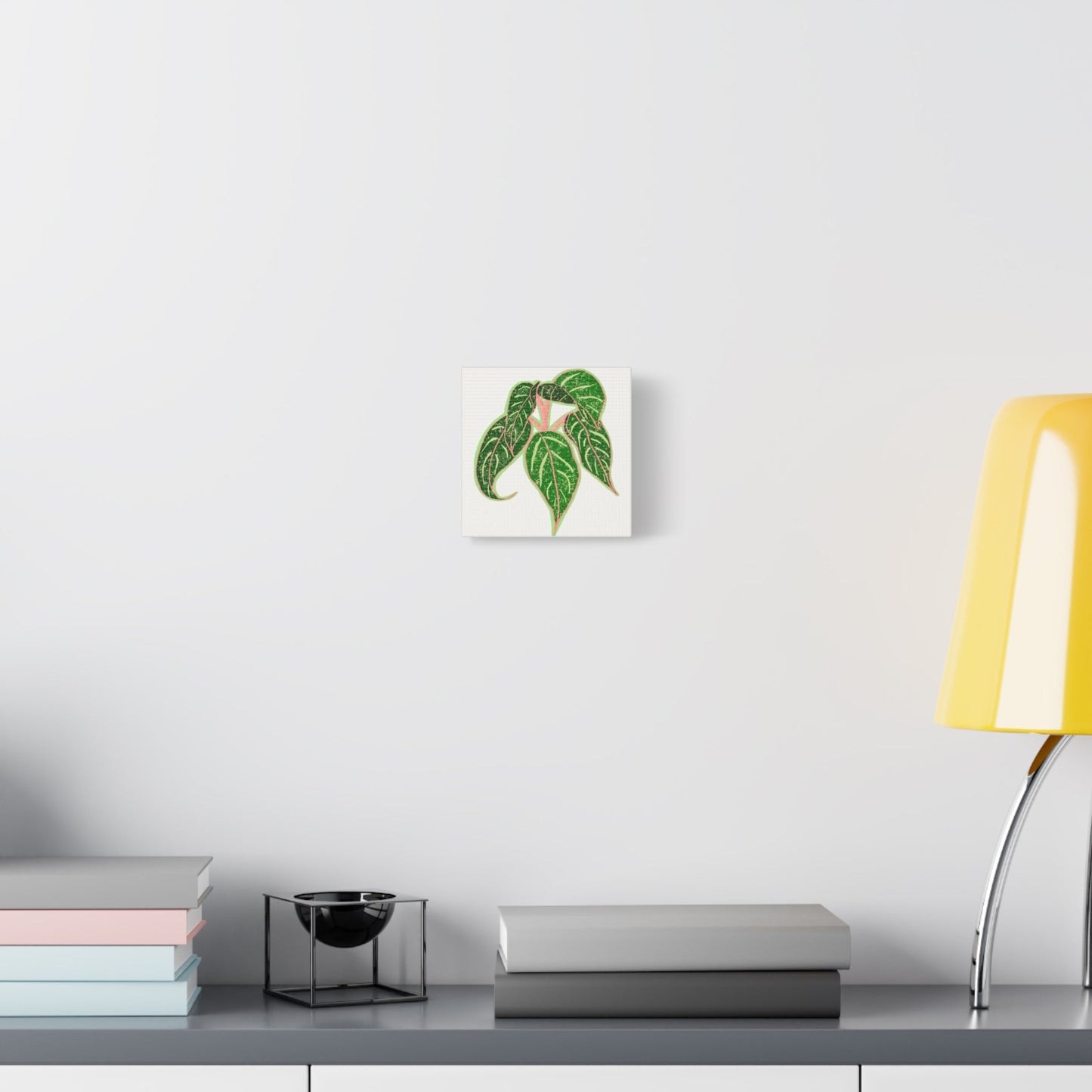 Aglaonema Sparkling Sarah Canvas Print – Botanical Wall Art