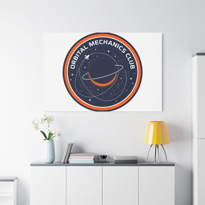 Orbital Mechanics Club Canvas | mission patch, space science