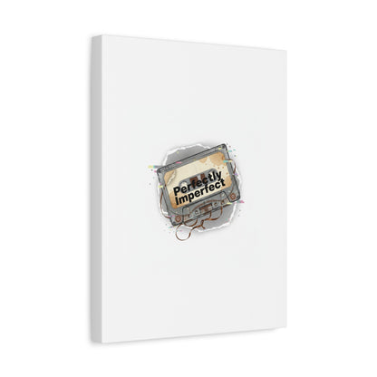 Perfectly Imperfect Cassette, Canvas Print | Analog Error, glitch art static