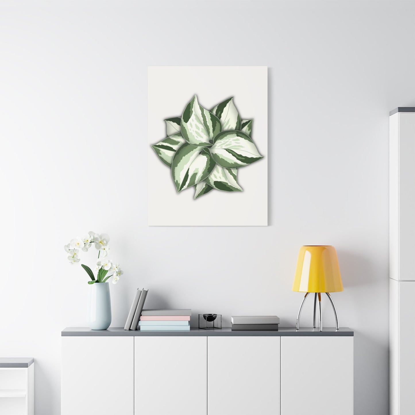 Manjula Pothos Canvas Print – Botanical Wall Art