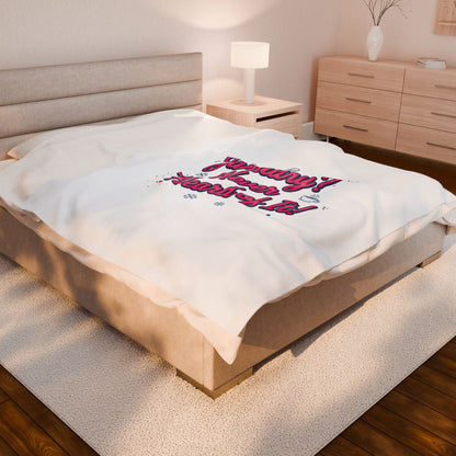 January? Never Heard of It! Velveteen Blanket | January meme, January slump humor