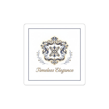Ornate Brooch Emblem Sticker | vintage emblem, baroque pin design