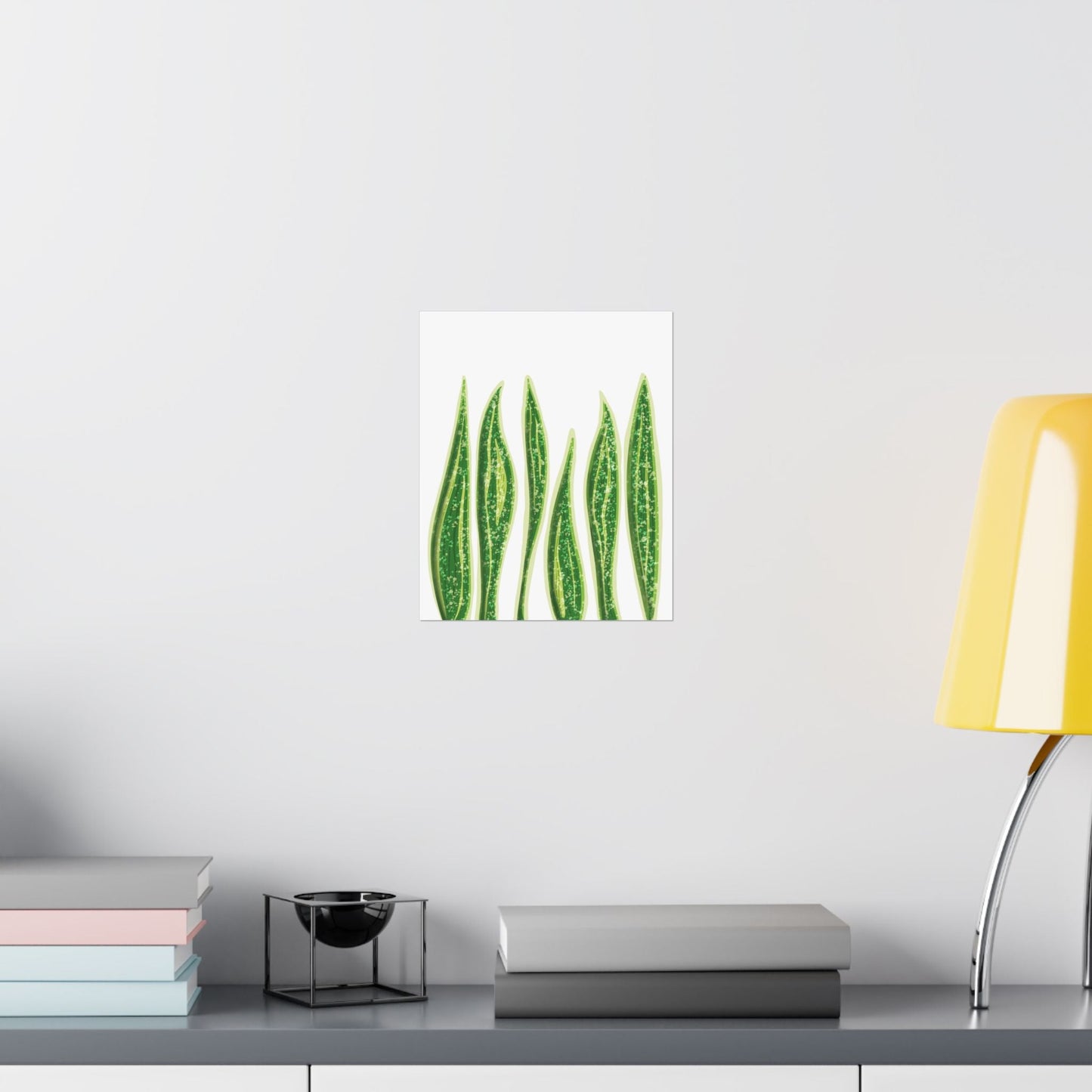 Snake Plant Botanical Print – Unframed Wall Art