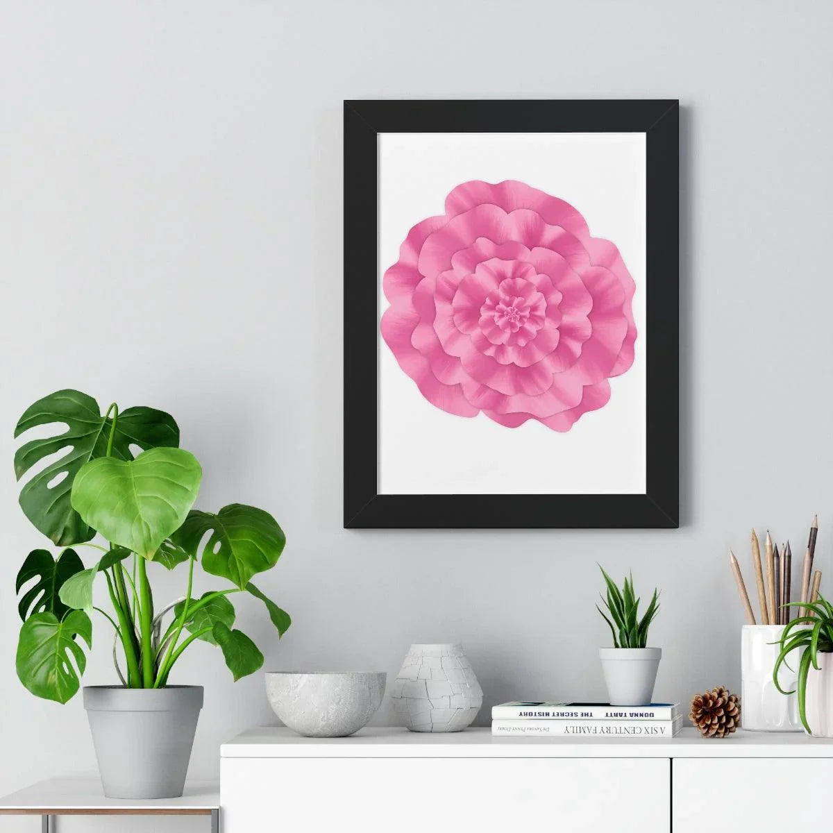 Peony Framed Print – Botanical Wall Art