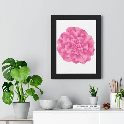 Peony Framed Print – Botanical Wall Art