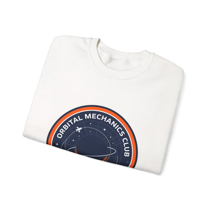 Orbital Mechanics Club Sweatshirt | mission patch, space science
