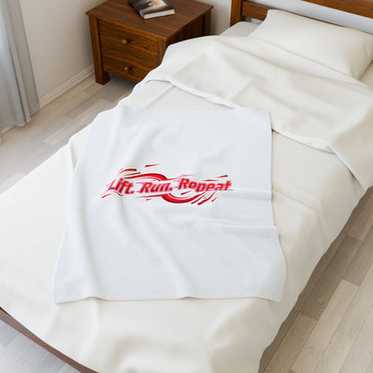 Lift Run Repeat Blanket | Fitness Motivation, Active Lifestyle Throw