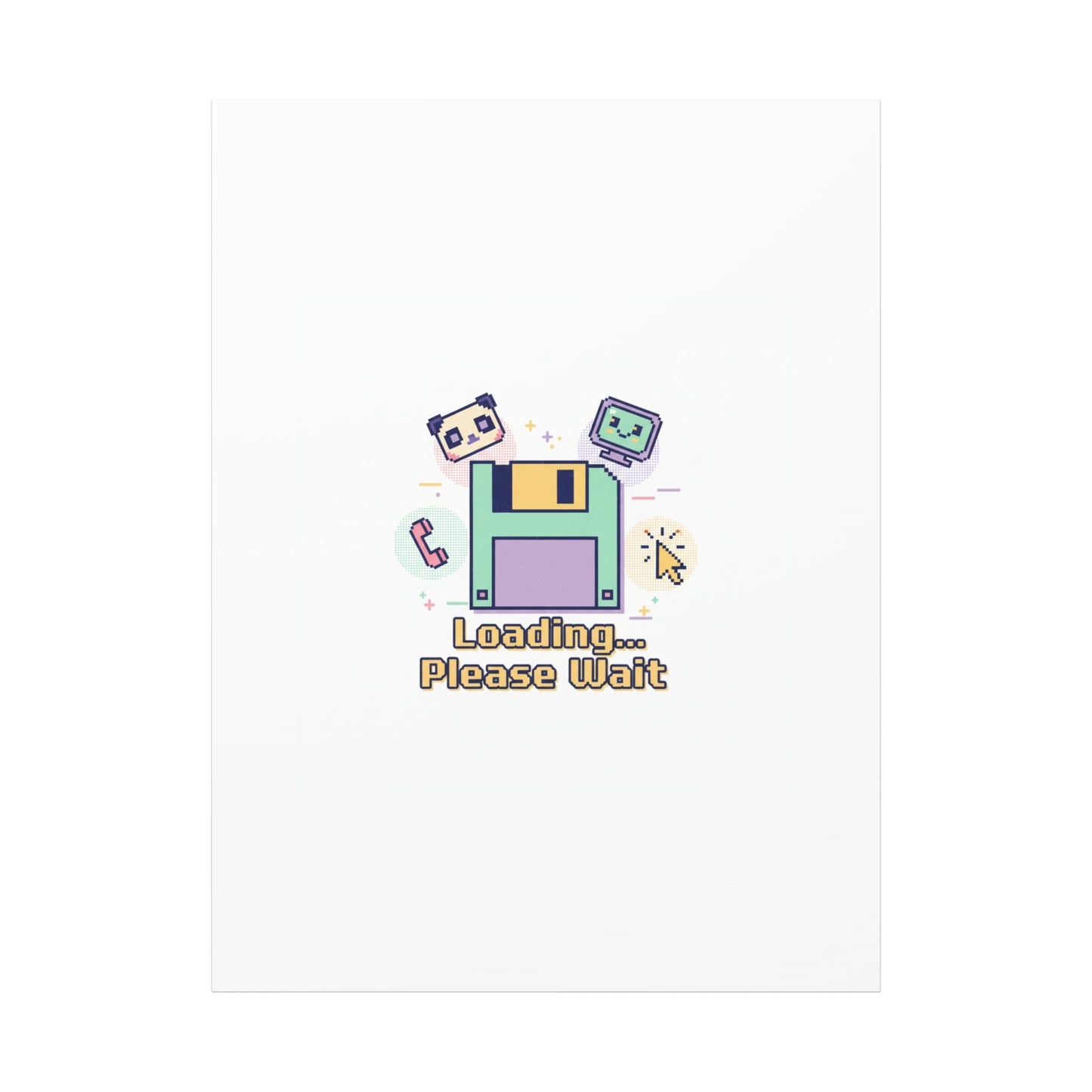 Loading Please Wait Canvas | Old Internet Aesthetic, 90s Web Nostalgia