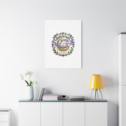 Romantasy Reader Canvas Print | enchanted bookish celestial gothic
