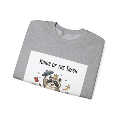 Kings of the Trash Raccoon Sweatshirt | trash panda, raccoon doodle